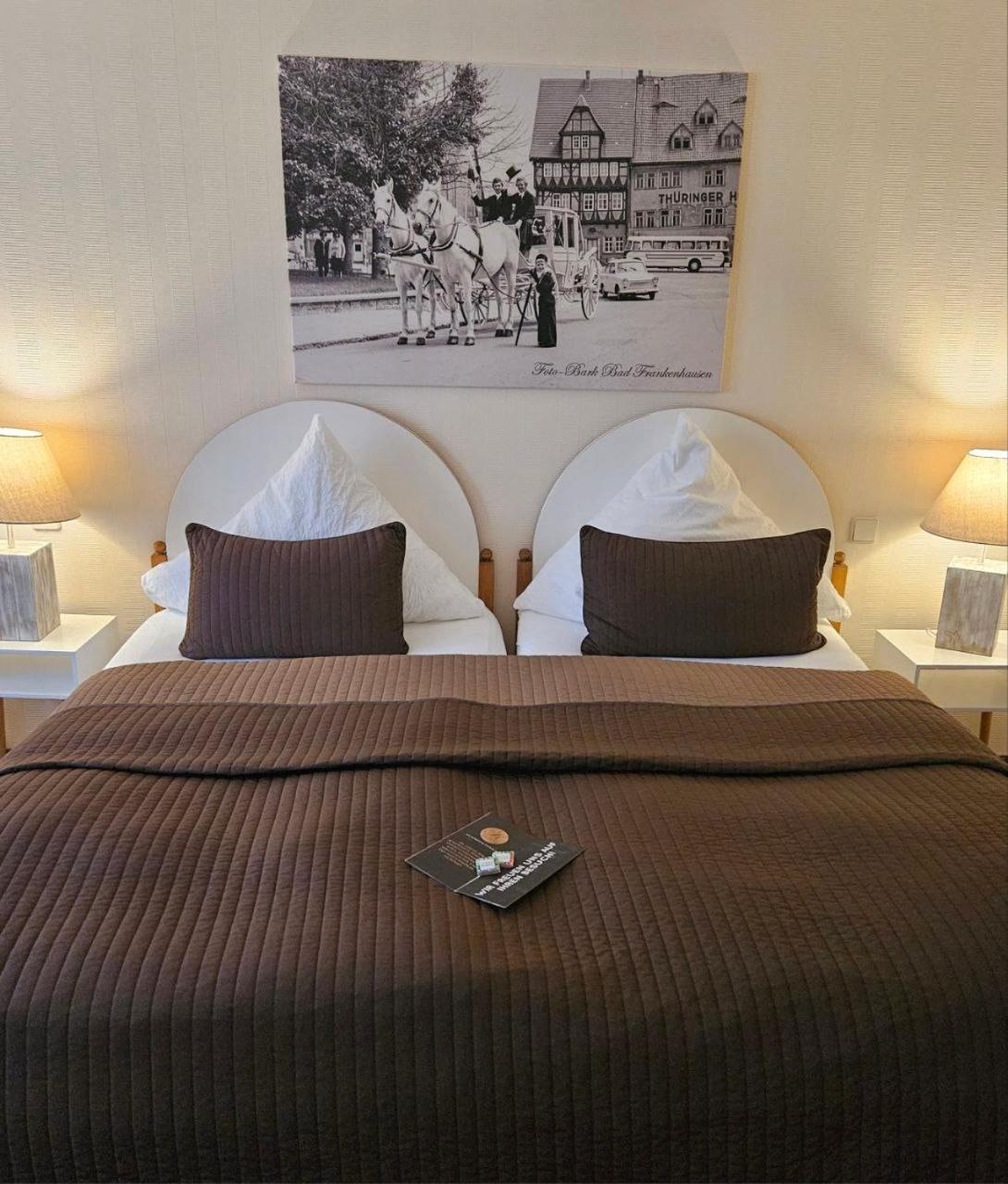 Hotel-Restaurant Thueringer Hof バート・フランケンハウゼン エクステリア 写真