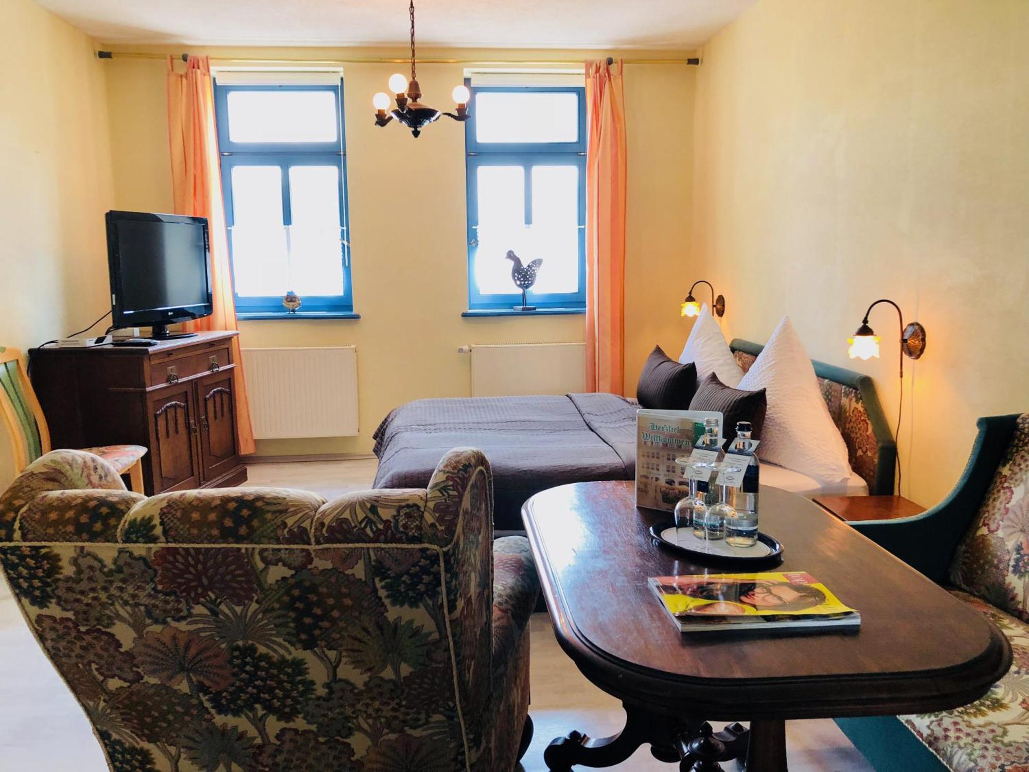 Hotel-Restaurant Thueringer Hof バート・フランケンハウゼン 部屋 写真